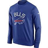Men's Buffalo Bills Nike Royal Sideline Circuit Performance Sweatshirt,baseball caps,new era cap wholesale,wholesale hats